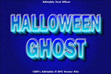 Cadılar Bayramı Hayalet Düzenlenebilir Metin Efekti