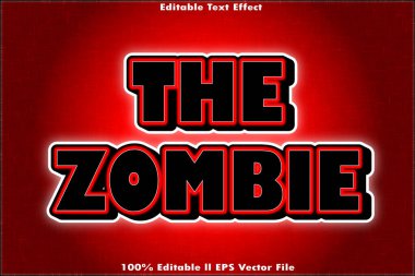 Zombi Düzenlenebilir Metin Efekti