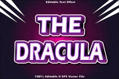 Drakula Düzenlenebilir Metin Efekti