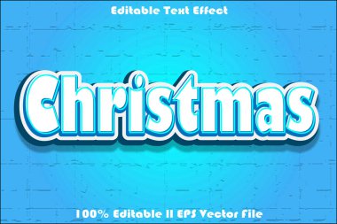 NOEL Düzenlenebilir Metin Efekti