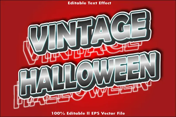 Klasik Cadılar Bayramı Düzenlenebilir Metin Efekti