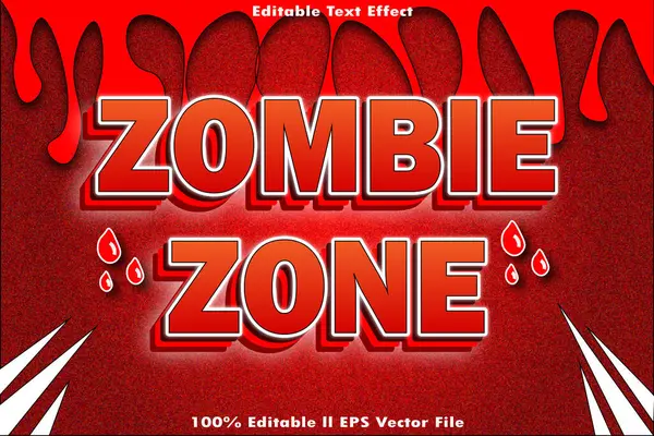 Zombi Bölgesi Düzenlenebilir Metin Efekti