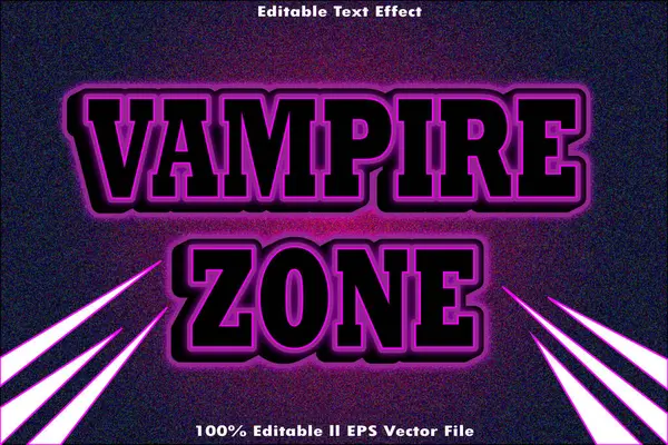 Vampir Bölgesi Düzenlenebilir Metin Efekti