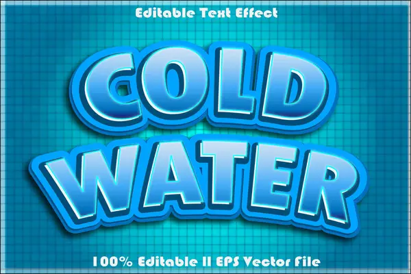 Soğuk Su Düzenlenebilir Metin Efekti