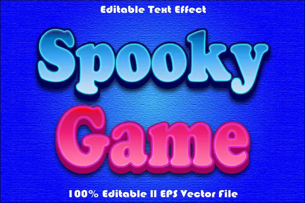 Ürkütücü Oyun Düzenlenebilir Metin Efekti