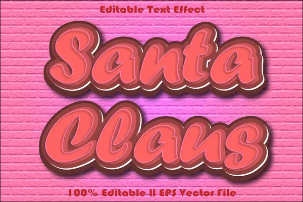 Noel Baba Düzenlenebilir Metin Efekti