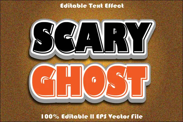 Korkunç Hayalet Düzenlenebilir Metin Efekti
