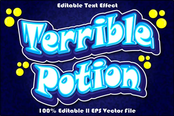 Korkunç İksir Düzenlenebilir Metin Efekti