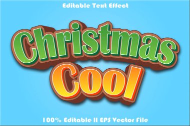 Noel Havalı Düzenlenebilir Metin Efekti