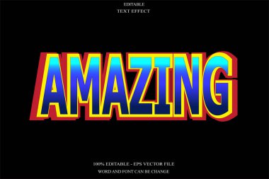 İnanılmaz düzenlenebilir metin efekti kabartması