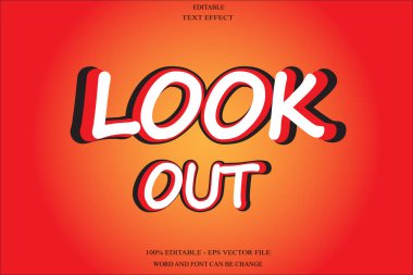 Düzenlenebilir metin efekti kabartması