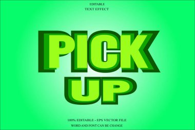 Düzenlenebilir Metin Efekti Kabartma Biçimini Al