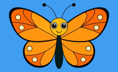 Güzel ve çekici Kral Kelebeği