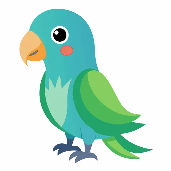 stock vector A Cute Parrot vector illustration