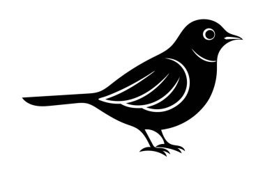 Kuş simgesi, basit tarzı