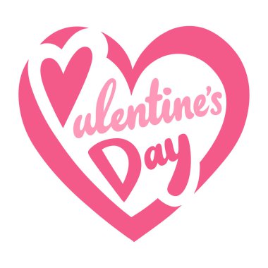 Sevgililer Günü için Romantik Pembe Kalp Tasarımı