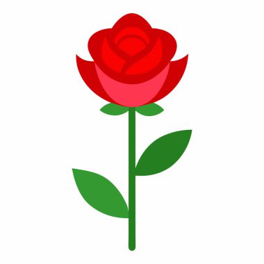 Yeşil Yapraklı Basit Kırmızı Gül Resimleri