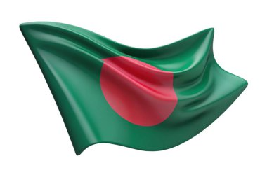 bangladeş bayrağı, vektör illüstrasyonu