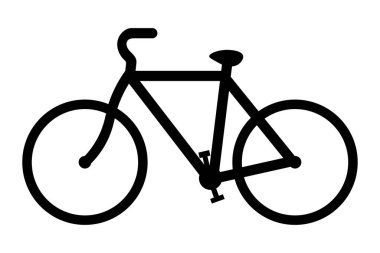 bisiklet simgesi vektör logo şablonu
