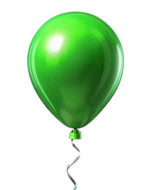 Beyaz arka plan üzerinde izole balon