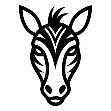 At kafası simgesi taslak biçiminde