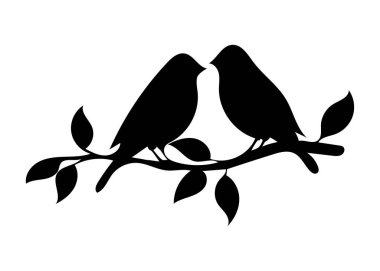 siyah kuş simgesi, basit biçim