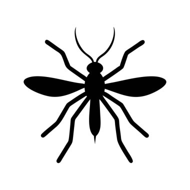 sivrisinek simgesinin vektör illüstrasyonu