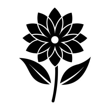 çiçek vektör illüstrasyonu