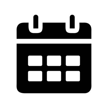 Takvim Kabartma Simgesi Tasarımı