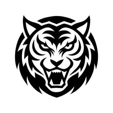 Aslan simgesi vektör illüstrasyonu