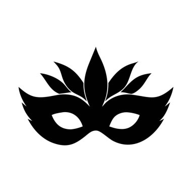 maske simgesi vektör illüstrasyonu