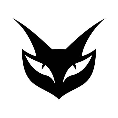 Şeytan simgesi vektör illüstrasyonu