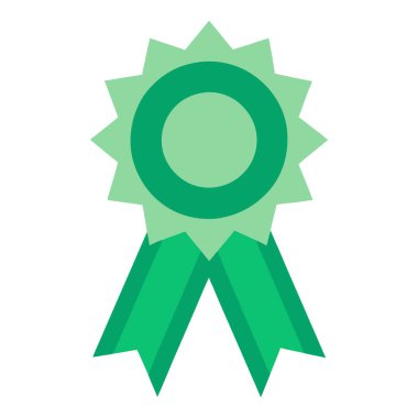 rozet ödülü vektör illüstrasyonu