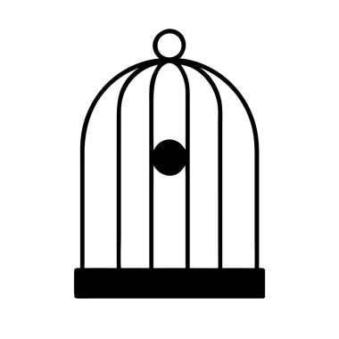 Hapishane simgesi vektör illüstrasyonu