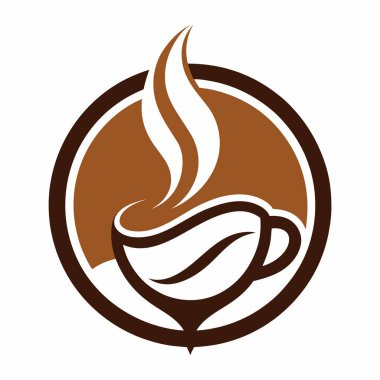 Kahve Logo şablon vektör simgesi