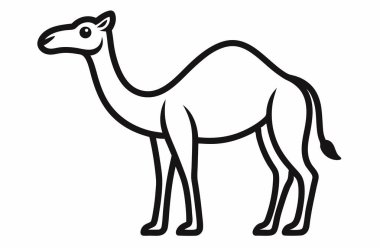 Çizgi film devenin vektör çizimi