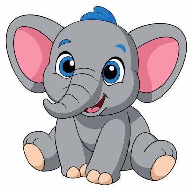 Şirin bebek koala çizgi filminin vektör çizimi