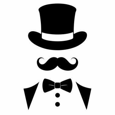 Bıyıklı ve sakallı bir adam.