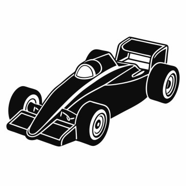 araba yarışı siyah beyaz