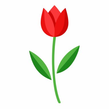 Çiçek. Web simgesi basit tasarım