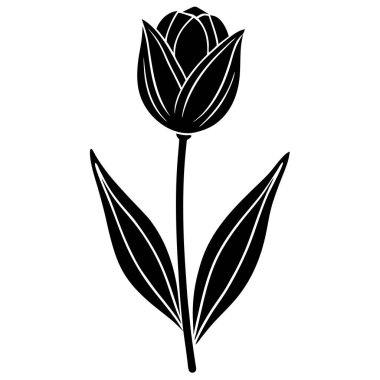 çiçek simgesi vektör illüstrasyonu