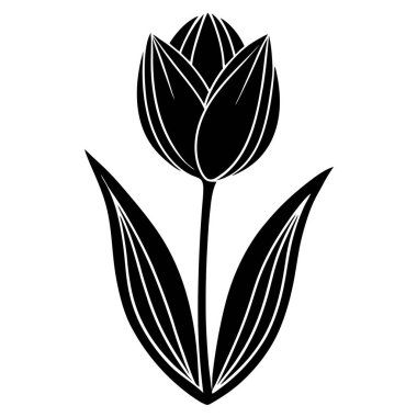 izole çiçek simgesi resmi