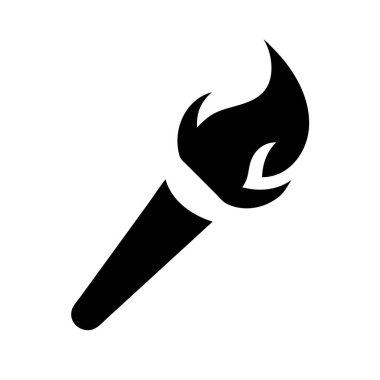 Şeffaf bir arkaplanda alev vektör çizimi. Birinci kalite semboller. Konsept ve grafik tasarımı için simgeler.