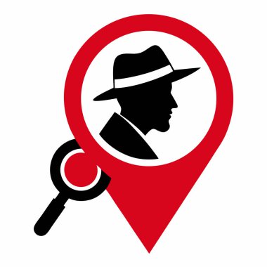 Harita gösterici dedektif simgesi