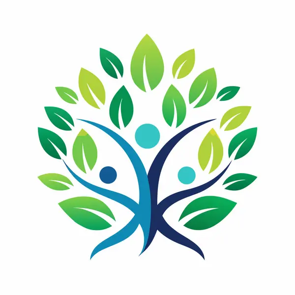 İnsan karakter logosu tasarımı