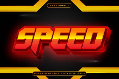 Hız Düzenlenebilir Metin Efekti 3 Boyut Kabartma Neon Biçimi