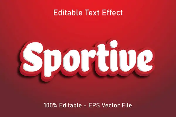 Sportif Metin Efekti 3 boyutlu Gradyan Tasarımı