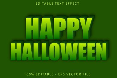 Mutlu cadılar bayramı düzenlenebilir metin efekti çizim biçimi