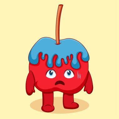 Dondurma resimli şirin vişne