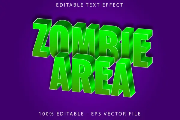 Zombi Alanı Düzenlenebilir Metin Efekti Modern Biçim